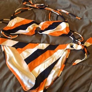 Striped bikini